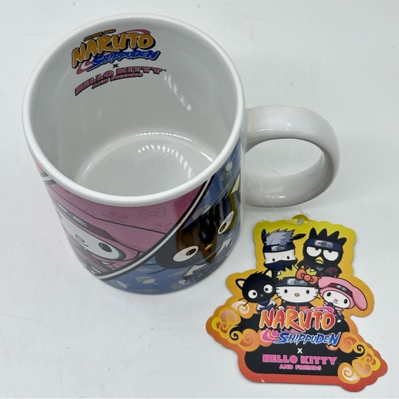 Hello Kitty x Naruto Shippuden Ceramic Coffee Tea Mug 16 oz from Bioworld - Picture 5 of 10